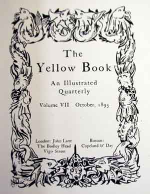 J.D. Mackenzie Design for the Yellow Book 1895