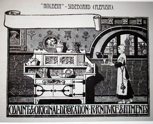 The Holbein Sideboard. in Handbook of Sketches also advertised in  the Studo 1896